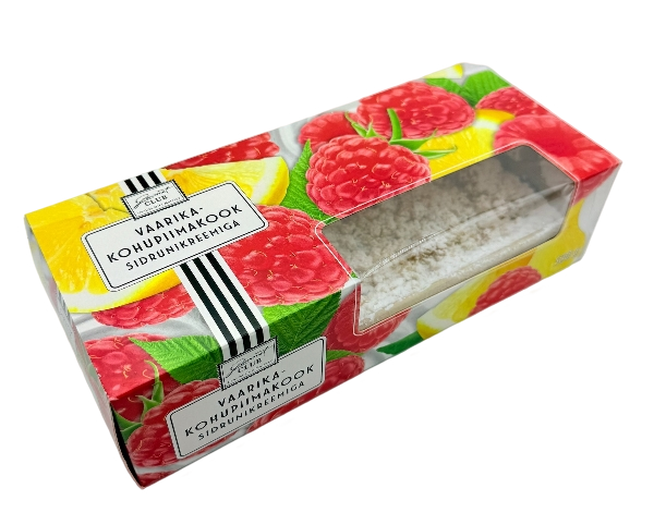 Vaarika-kohupiimakook sidrunikreemiga