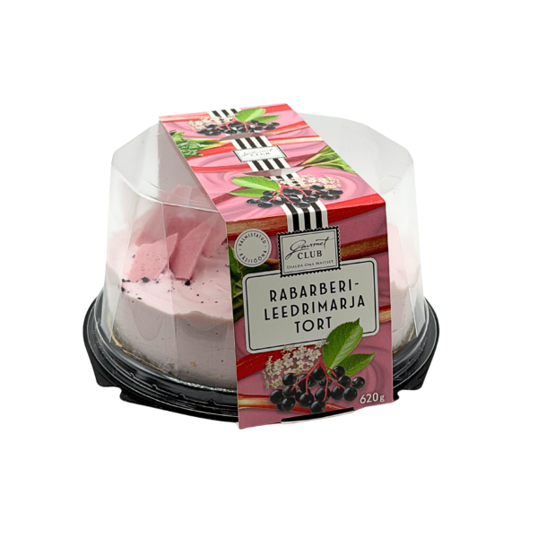 Rabarberi-leedrimarja tort
